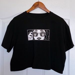 SHEIN: Graphic Crop Tee